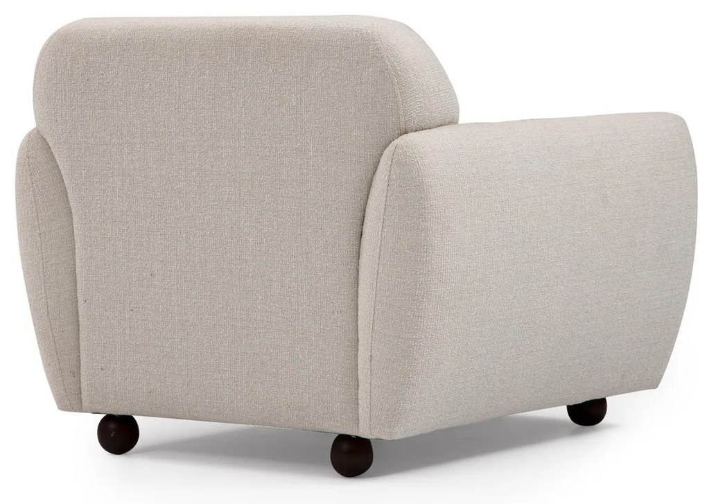 Cadeirão Eddy – Creme – 90x86x86 cm