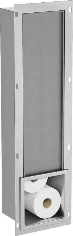 Mexen X-Wall-B suporte para papel higiénico, inox - 1915