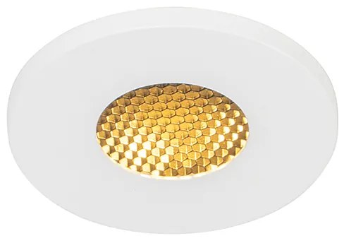 Conjunto de 6 focos embutidos modernos para casa de banho branco IP54 - Shed Honey