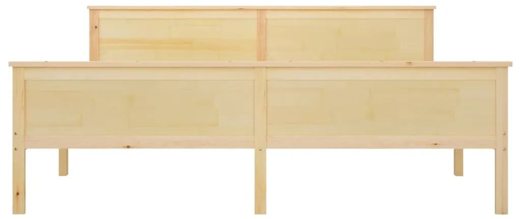 Estrutura de cama 180x200 cm pinho maciço