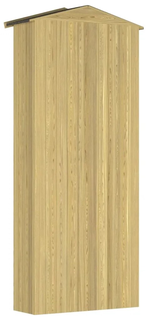 Abrigo p/ ferramentas de jardim 87x33x222 cm pinho impregnado