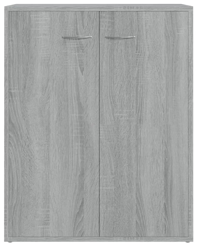 Aparador 60x30x75 cm derivados de madeira cinzento sonoma