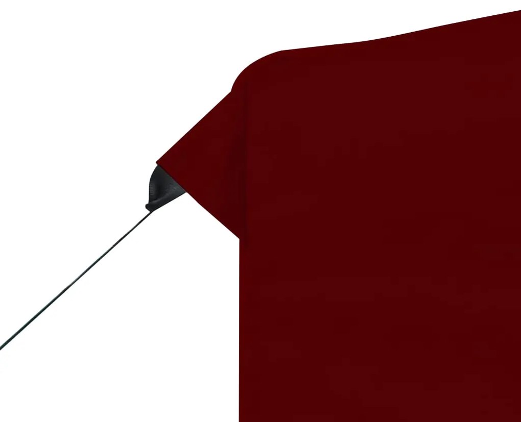 Tenda dobrável prof. c/ paredes alumínio 3x3m vermelho tinto