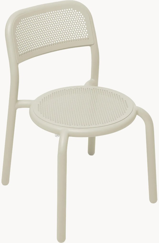Cadeiras de jantar empilháveis para jardim Toní, conjunto de 2
