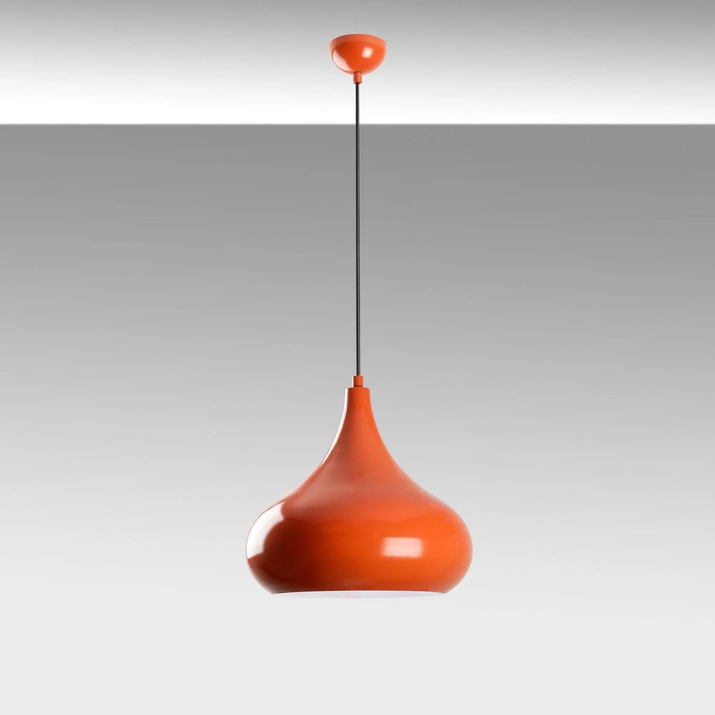 Candeeiro Chandelier Saglam – Laranja – Ø30 h:28 cm