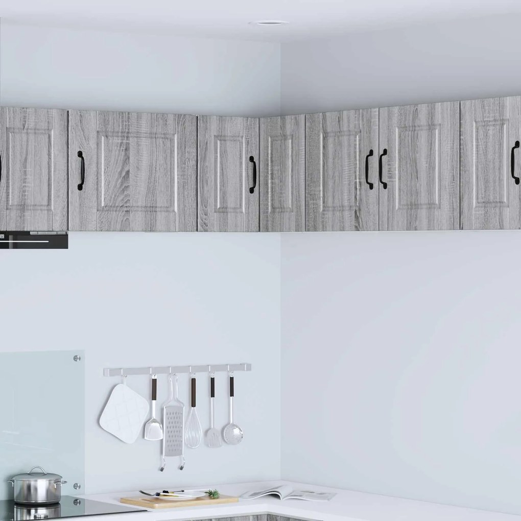 vidaXL Armário de Cozinha com prateleira Cinza Sonoma 57 x 57 x 40 cm