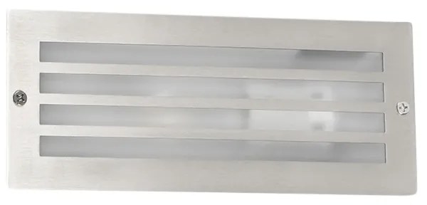 Candeeiro embutido moderno em aço IP44 - Hurricane