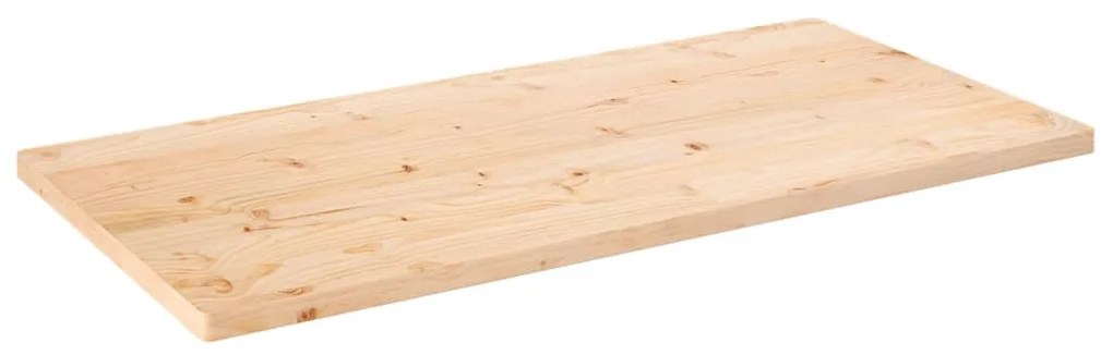 Tampo de mesa retangular 110x60x2,5 cm pinho maciço