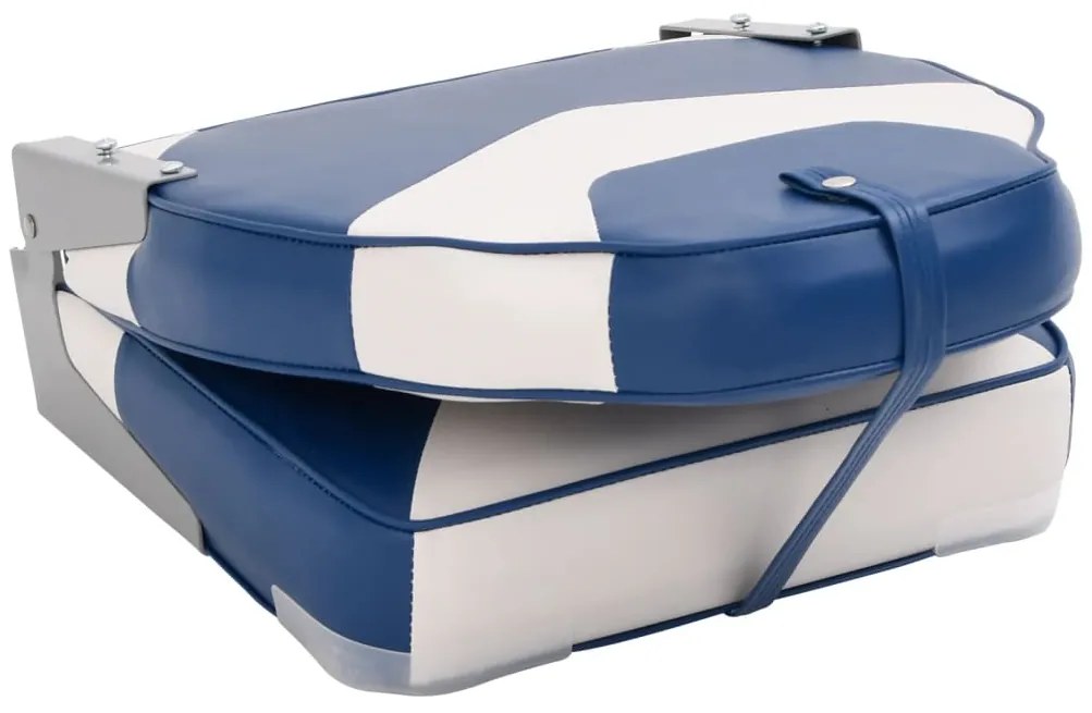 Assento de barco com encosto alto dobrável 39x43x58 cm