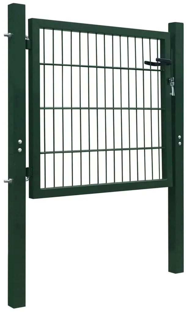 Portão de cerca (individual) 2D 106x130 cm verde