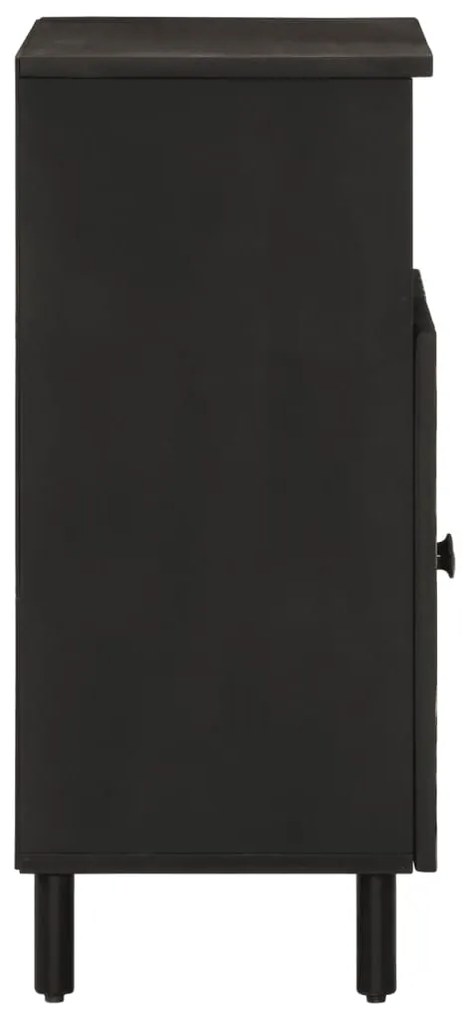 Móvel de apoio 60x33x75 cm madeira de mangueira maciça preto