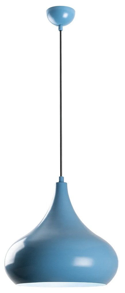 Candeeiro Chandelier Saglam – Azul Claro – Ø30 h:28 cm