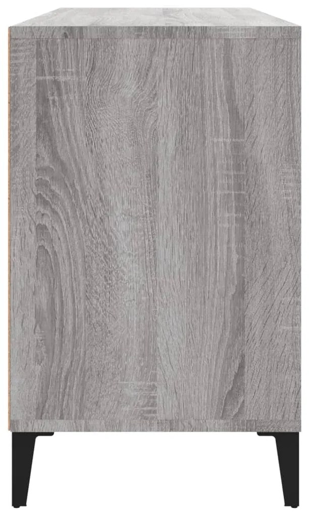 Sapateira 102x36x60 cm derivados de madeira sonoma cinza