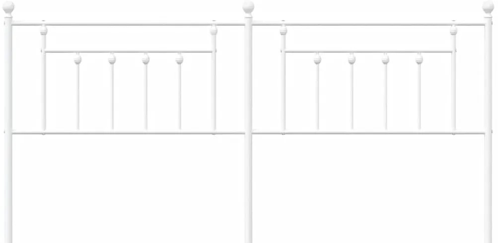 Cabeceira de cama 200 cm metal branco