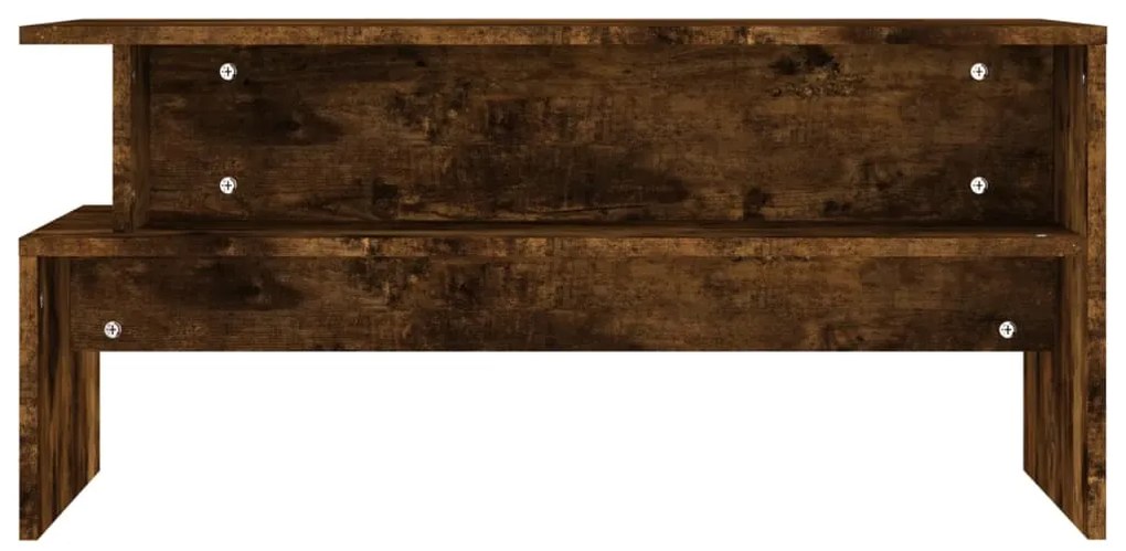 Mesa de centro 90x55x42,5cm derivados madeira carvalho fumado