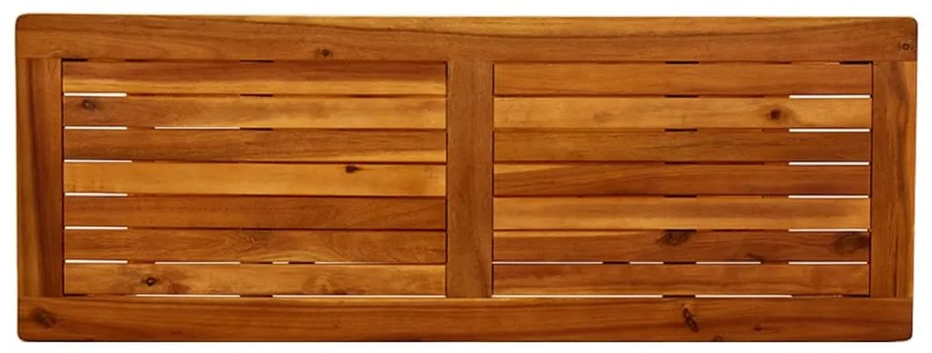 Mesa consola para jardim 110x40x75 cm madeira de acácia maciça