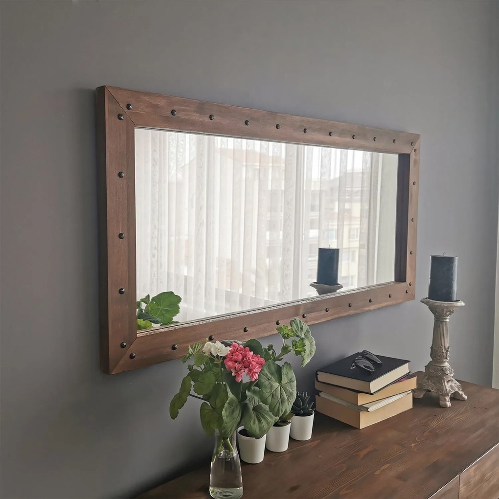 Espelho Z11050CV – Nogueira – 110x50 cm