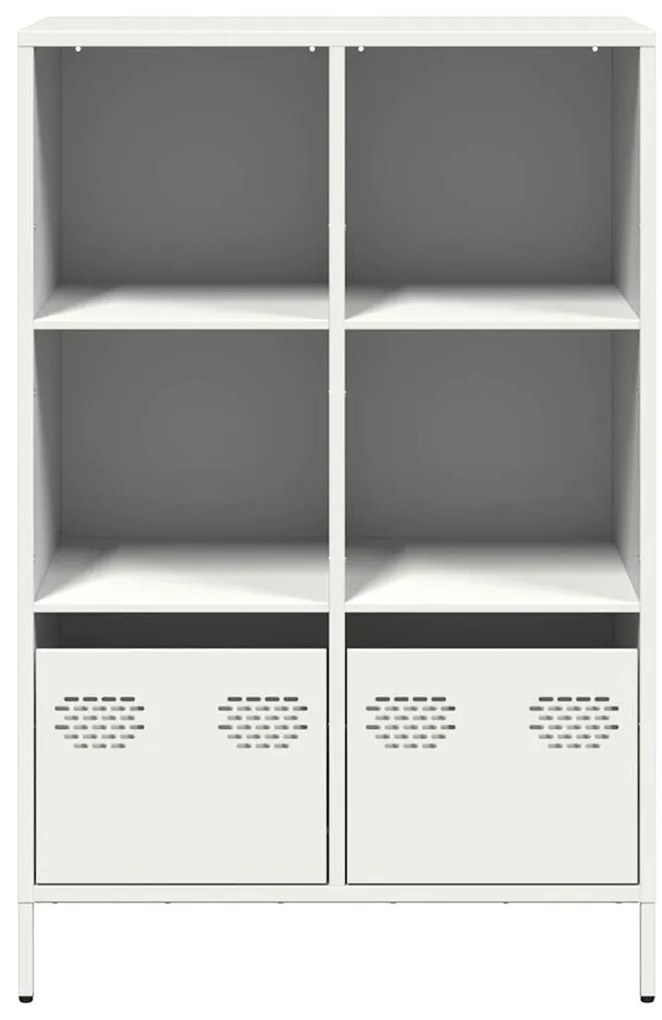 Móvel alto 68x39x103,5 cm aço branco