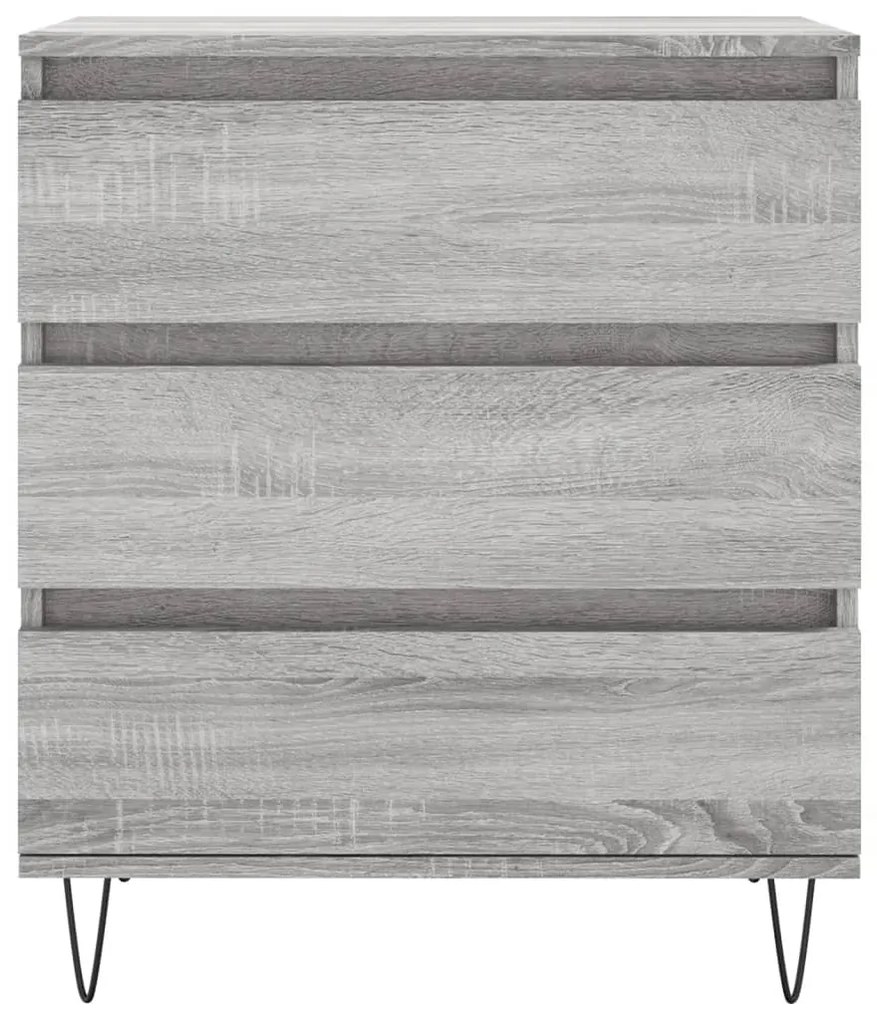 Aparador 60x35x70 cm derivados de madeira cinzento sonoma