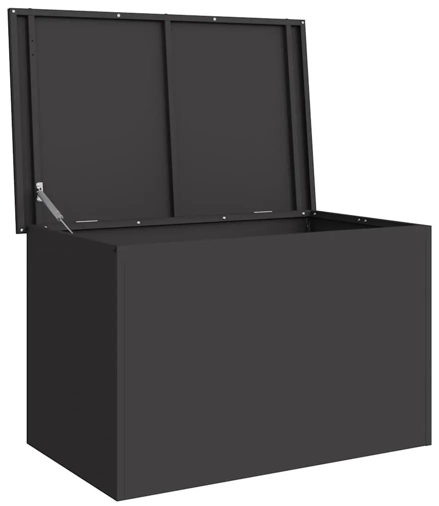 Caixa de Armazenamento Externa Preto 80 x 50.5 x 50 cm