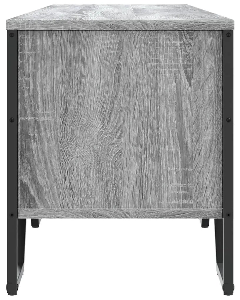 Móvel de TV 180x34x41 cm derivados de madeira cinzento sonoma