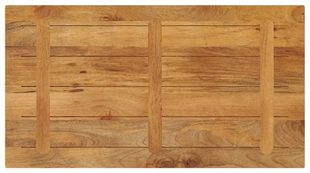 Tampo de mesa retangular 100x70x3,8 cm mangueira maciça