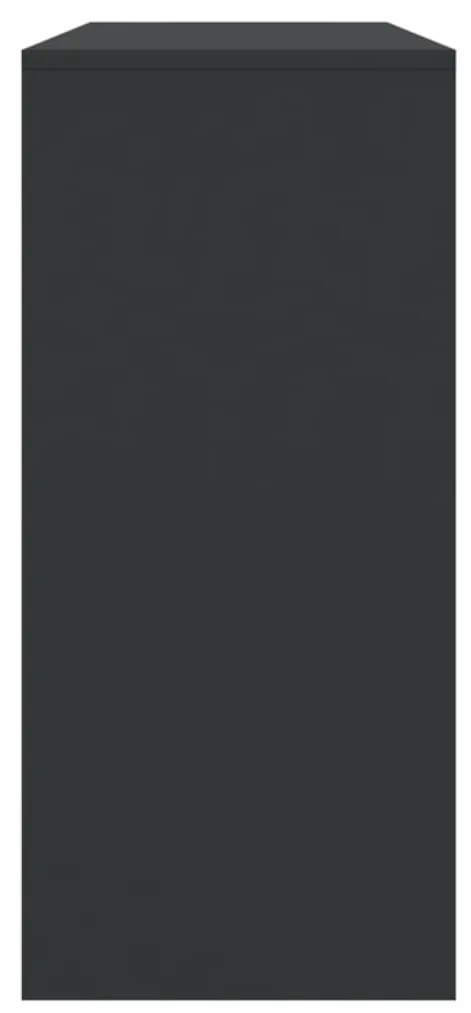 Mesa consola 100x35x76,5 cm derivados madeira preto