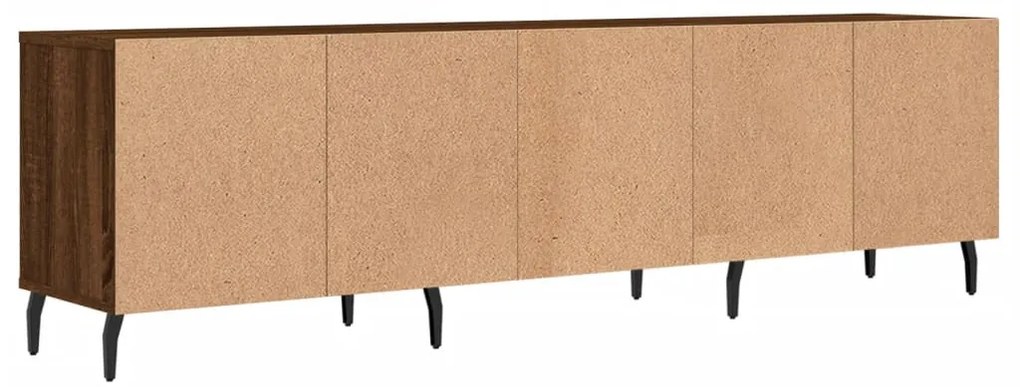 Móvel TV 150x30x44,5 cm derivados de madeira carvalho castanho