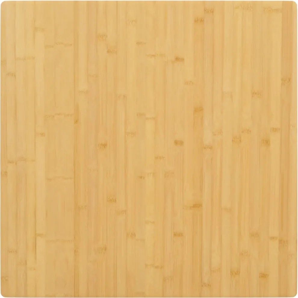 vidaXL Tampo de mesa 70x70x1,5 cm bambu