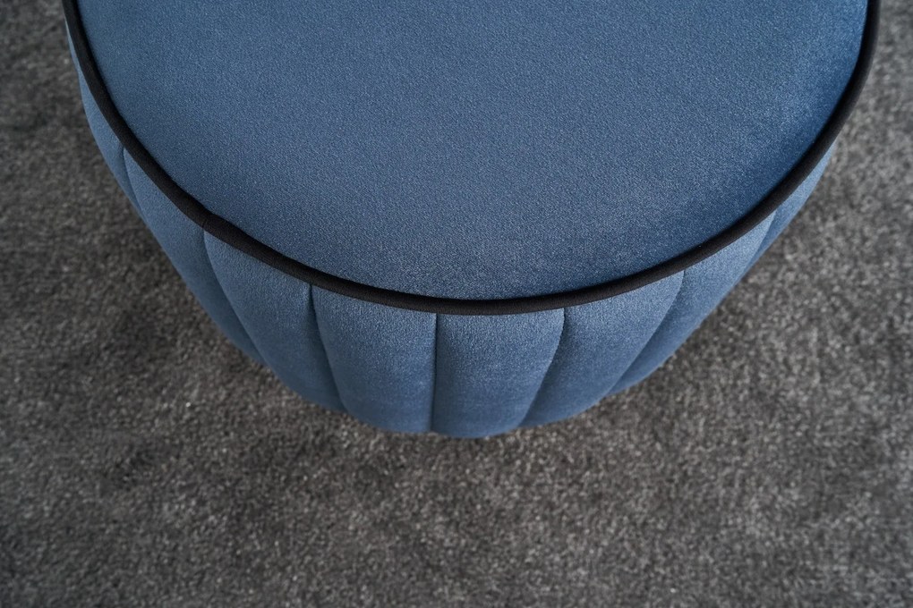 Pouffe Lindy – Azul – 40 x 40 x 40 cm