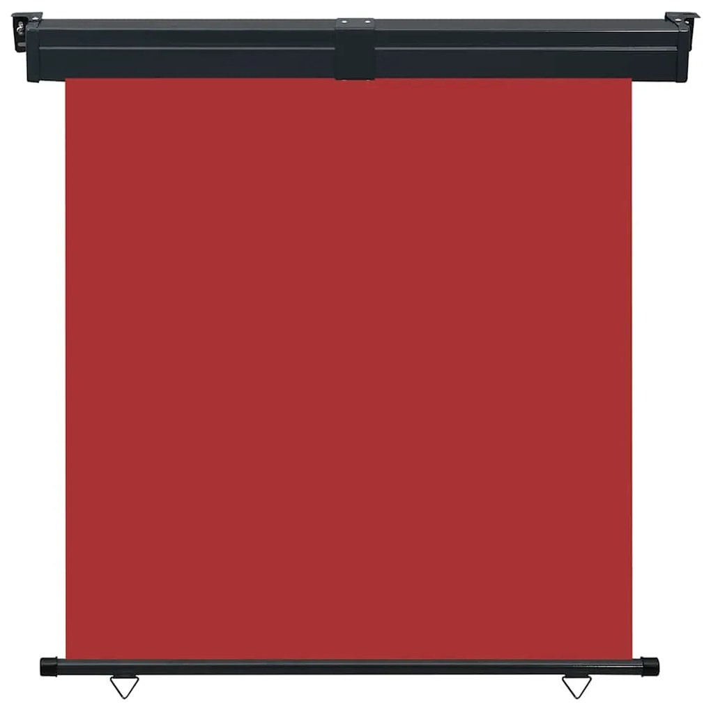 Toldo lateral para varanda 165x250 cm vermelho