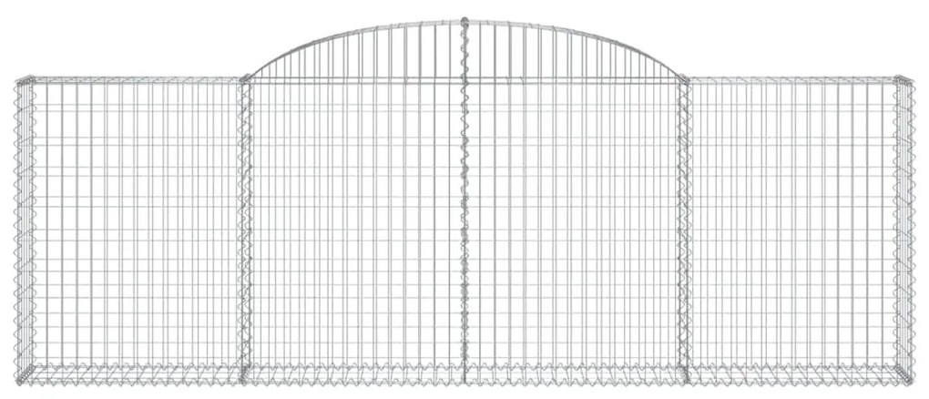 Cestos gabião arqueados 11 pcs 300x30x100/120 ferro galvanizado