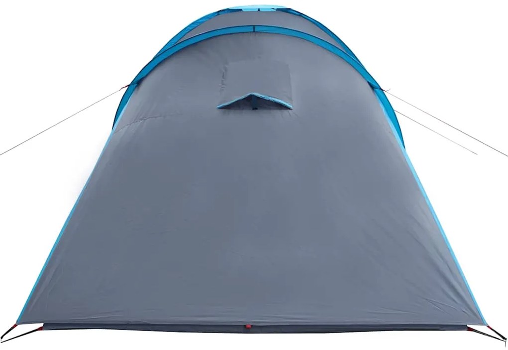 Tenda familiar em cúpula para 6 pessoas impermeável azul