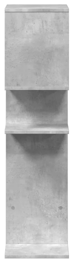 Estante divisória 92x29x112 cm derivados madeira cinza cimento