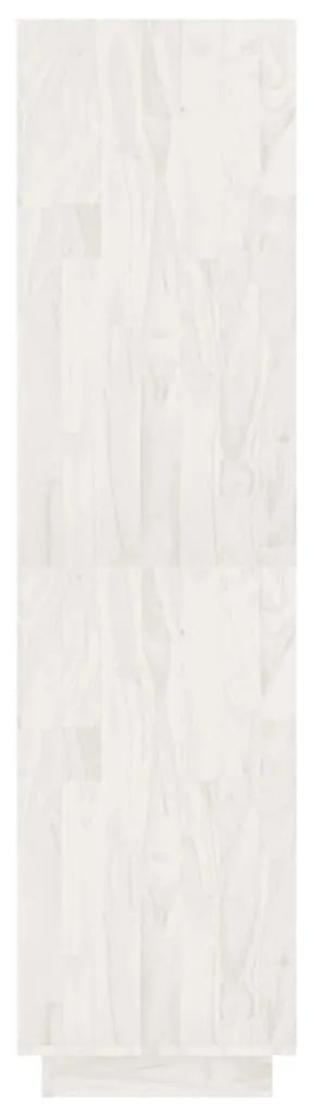 Estante/divisória 80x35x135 cm madeira de pinho maciça branco
