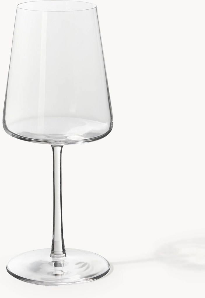 Copos de vinho branco cónicos em cristal Power, conjunto de 6