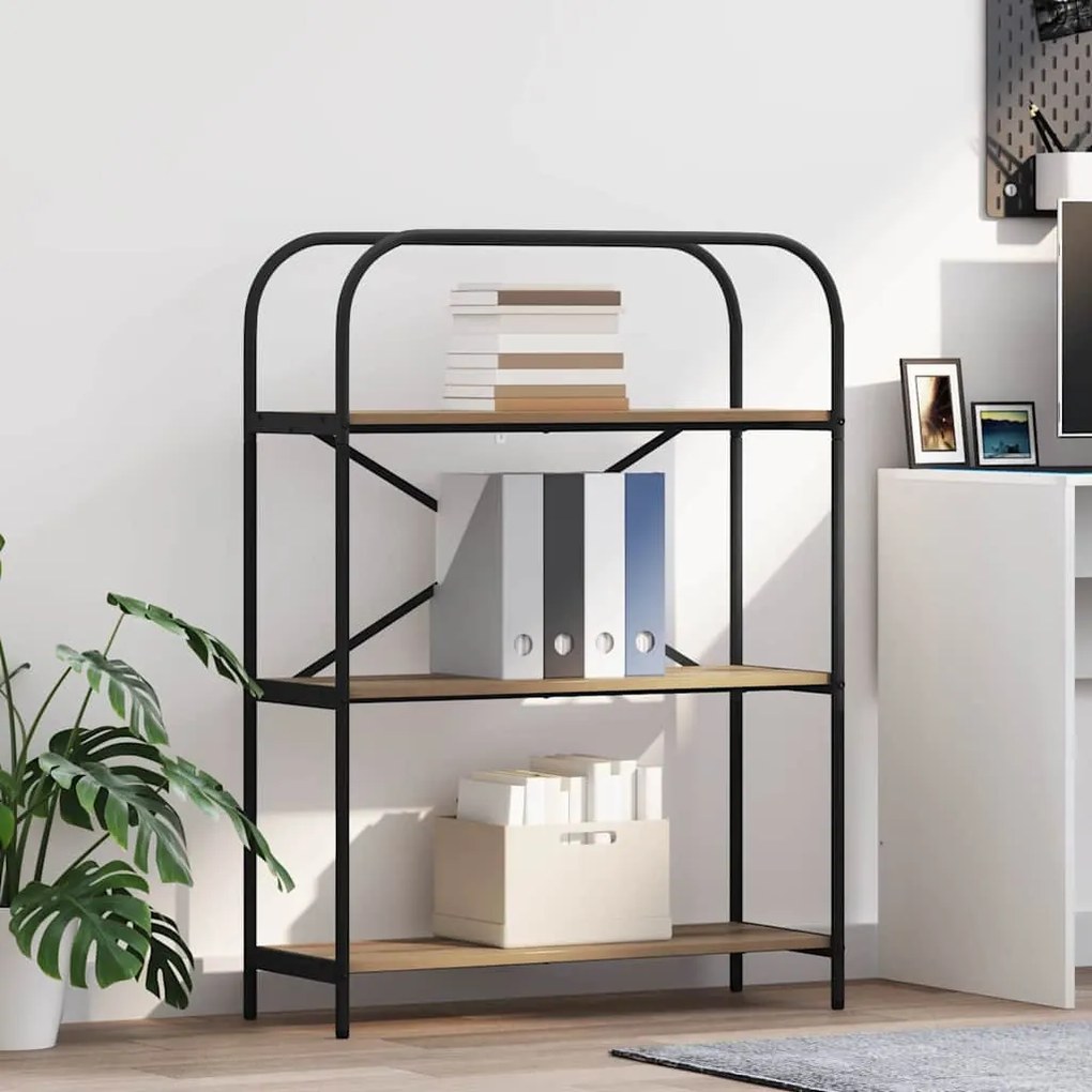 vidaXL Estante Carvalho Artesanal 80 x 30 x 109 cm Madeira processada