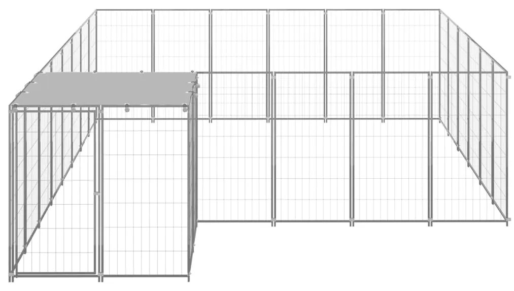 Canil 12,1 m² aço prateado