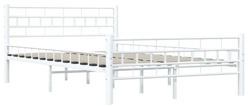 Estrutura de cama 120x200 cm metal branco