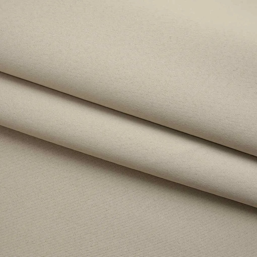Cortina blackout com ganchos 290x245 cm bege