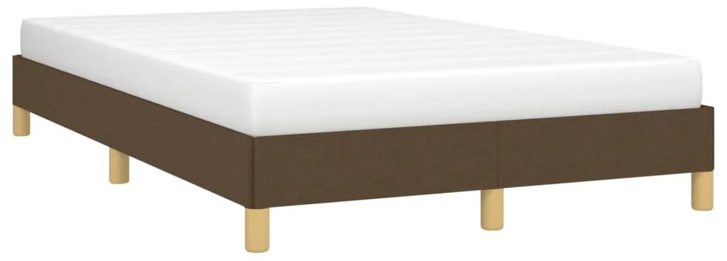 Estrutura de cama sem colchão 120x190cm castanho escuro