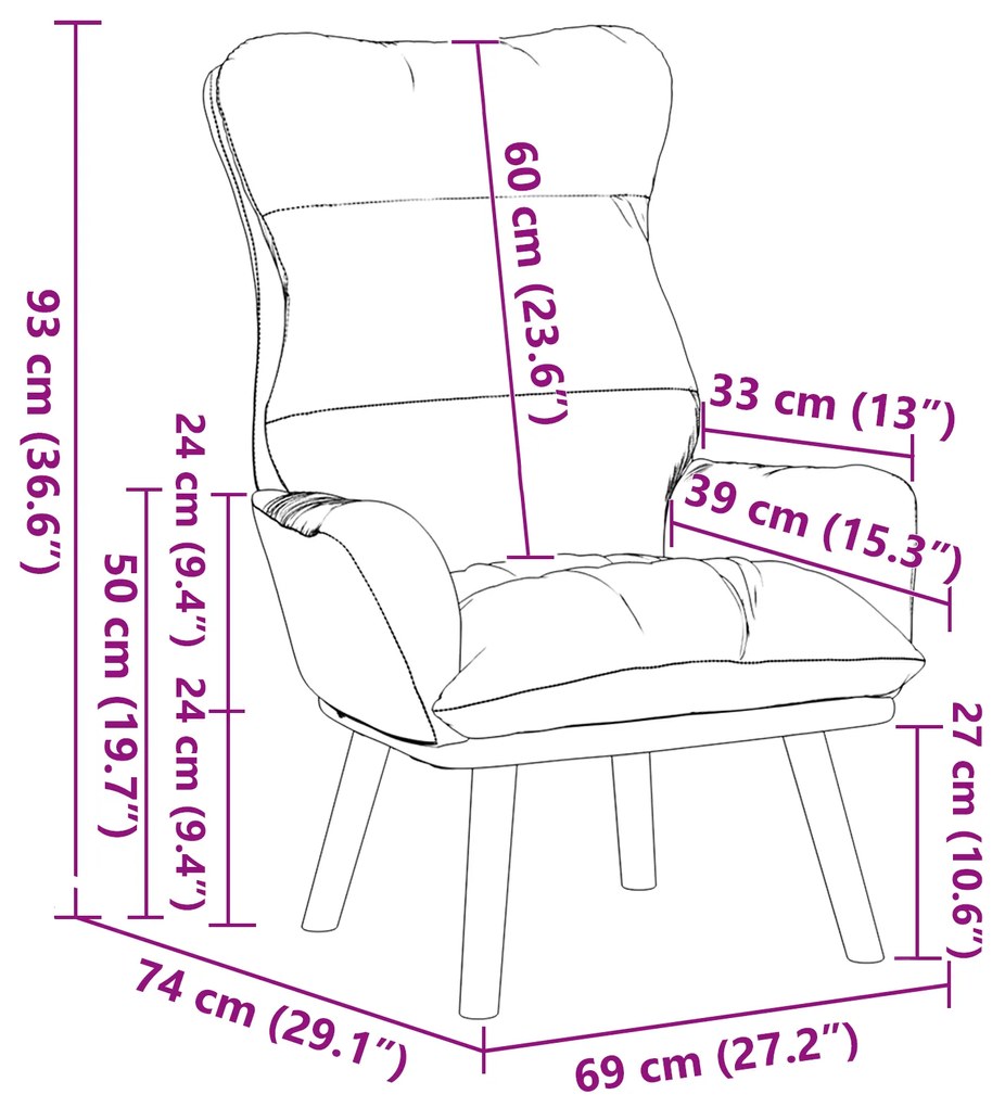 Poltrona Relaxante de Veludo Turquesa