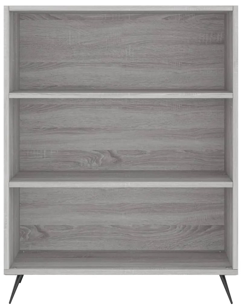 Armário alto 69,5x34x180 cm derivados de madeira sonoma cinza