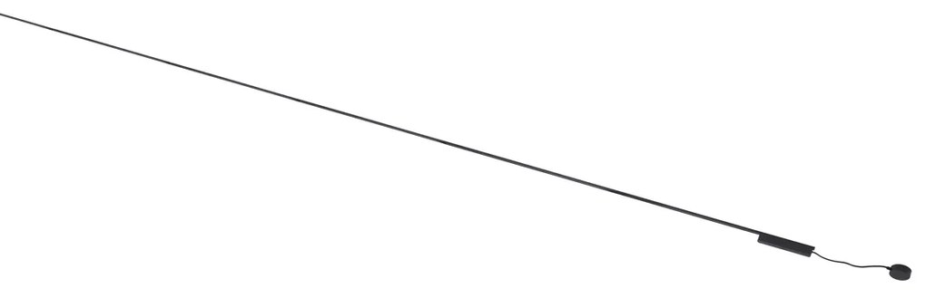 Sistema de iluminação de trilho moderno preto monofásico 600 cm - Magnetic