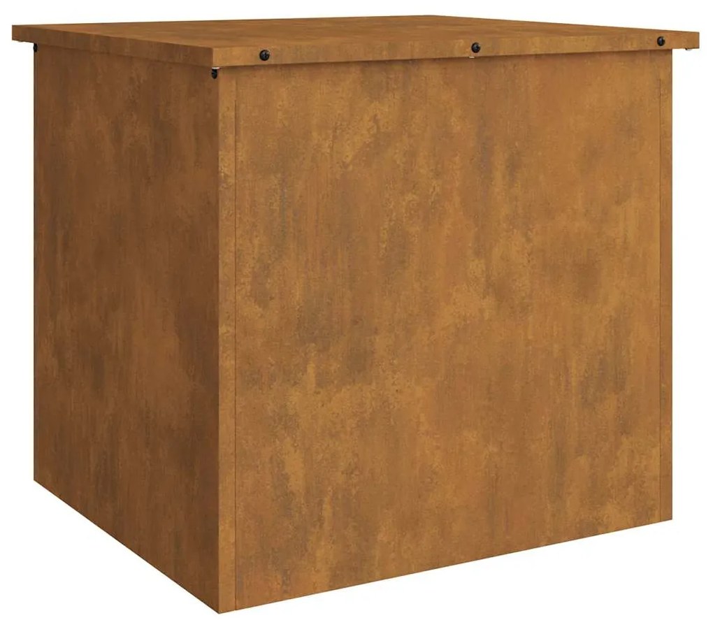 Caixa de Armazenamento Externa Castanho 55 x 50.5 x 50 cm