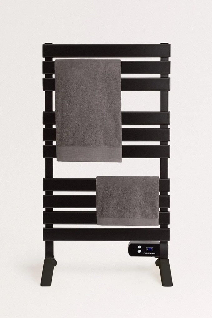 Aquecedor de Toalhas Elétrico Towel 500W - Preto - Design Moderno