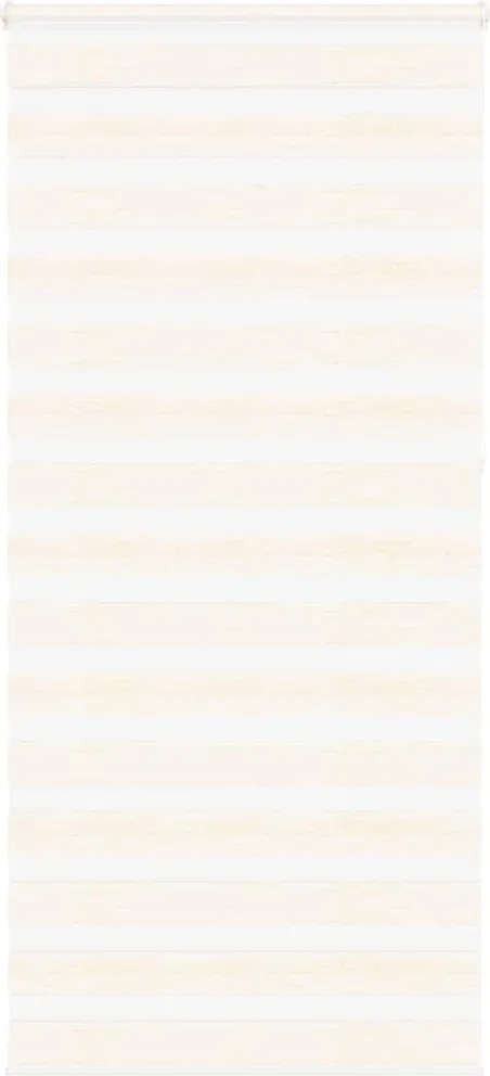 vidaXL Cortina de zebra 100x230 cm largura do tecido 95,9 cm poliéster