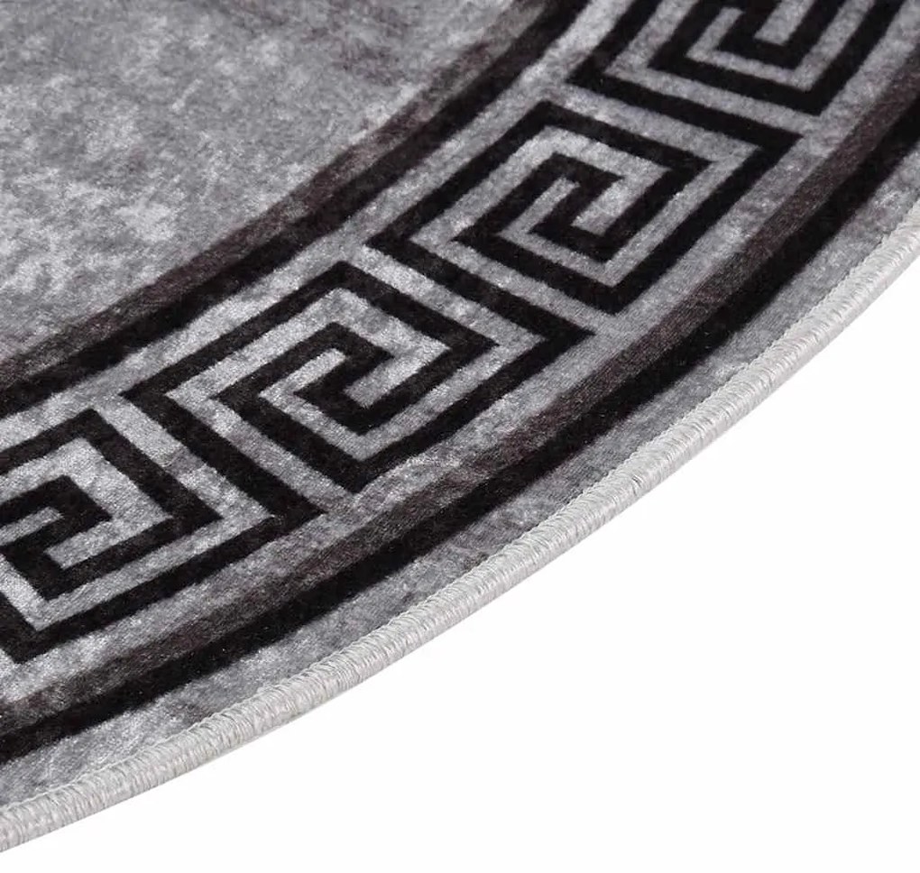 Tapete lavável antiderrapante φ120 cm multicor