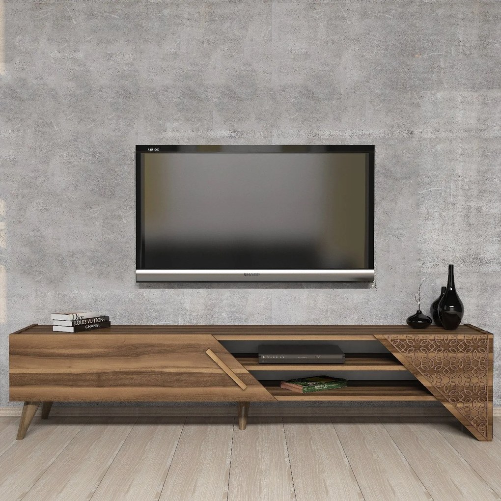 Móvel TV Beril – Noz – 180 cm x 37 cm x 40 cm