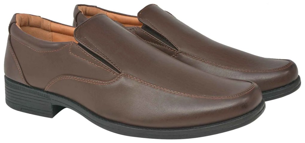 vidaXL Sapatos Castanho 41 Couro Artificial
